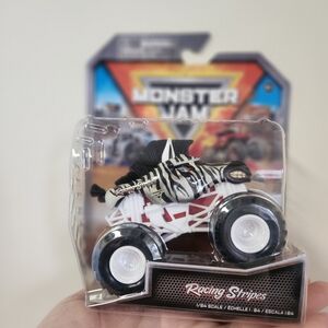 Monster Jam Racing Stripes Zebra Toy Truck